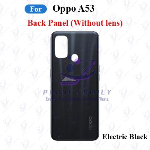 Picture of Oppo A53  Middle Bezel Housing Frame and Back Panel With Camera Glass  Without Front LCD Frame Panel