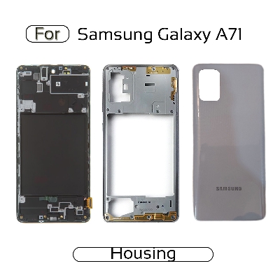 Picture of Full Body Housing for Samsung Galaxy A71 (LCD Frame Panel,Middle Frame  and Back Panel)