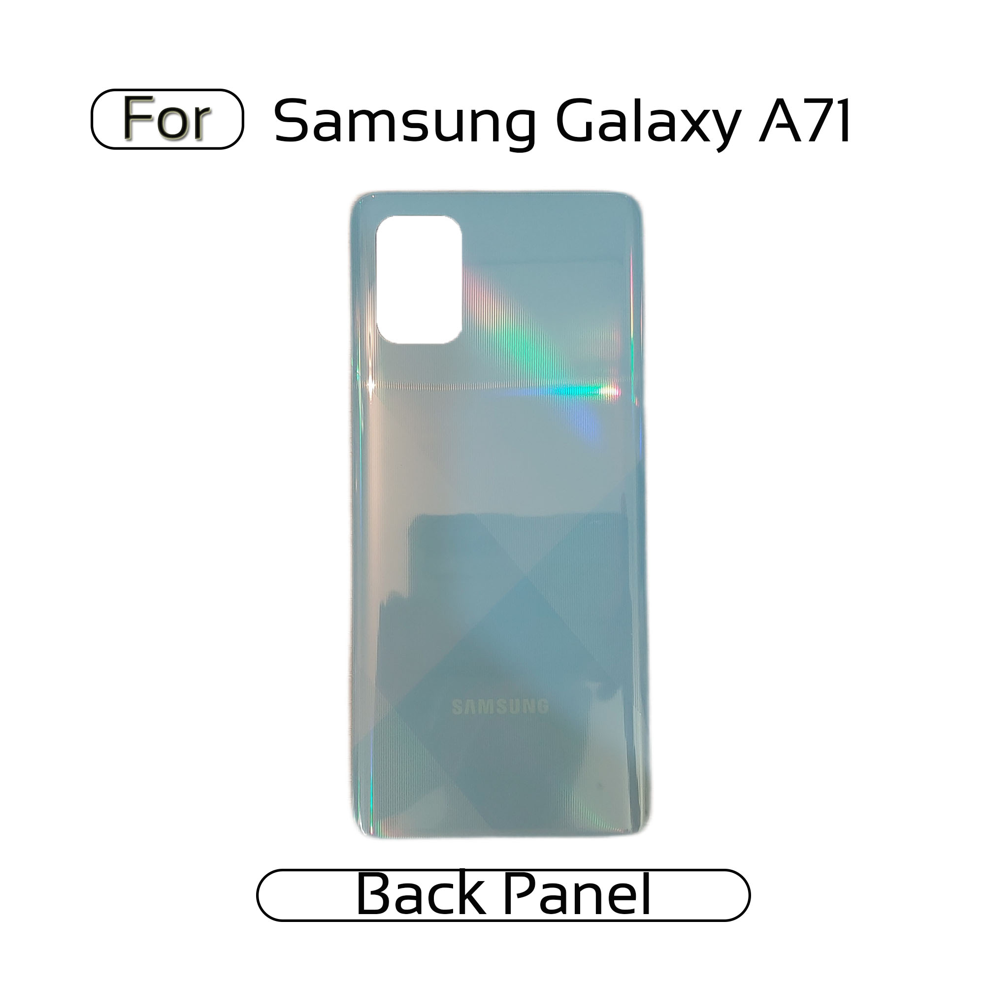 Picture of Samsung Galaxy A71 Back Housing Frame / Back Panel / Backshell / Without Camera Glass Replacement Spare Parts