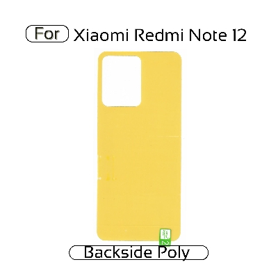 Picture of Xiaomi Redmi Note 12 Back Transparent Poly For Your Device Safe and Scratch Free