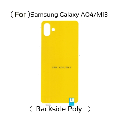 Picture of Samsung Galaxy  A04/ Samsung Galaxy M13 Back Transparent Poly For Your Device Safe and Scratch Free