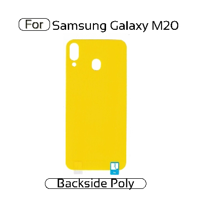 Picture of Samsung Galaxy M20 Back Transparent Poly For Your Device Safe and Scratch Free