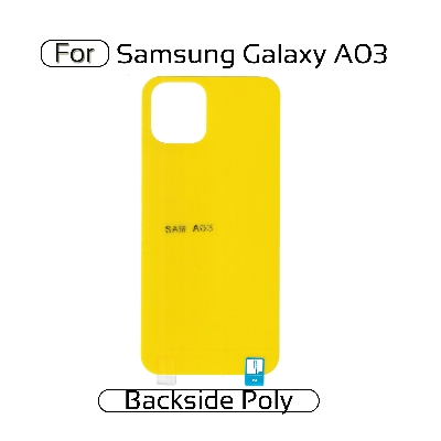 Picture of Samsung Galaxy  A03 Back Transparent Poly For Your Device Safe and Scratch Free