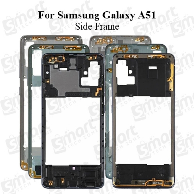 Picture of Samsung Galaxy A51 SM-A515 Middle Side Frame Without Front LCD Frame Panel and Back Panel