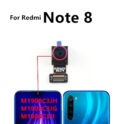 Picture of Rear Front Camera for Xiaomi Redmi Note 8  Selfie Frontal Backside Repair Facing Back Camera Module Replacement Spare Parts