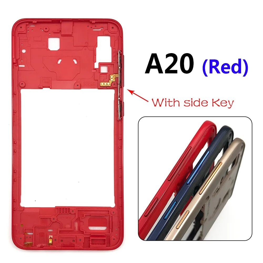 Picture of Samsung Galaxy A20 Middle Frame (Without LCD Frame Panel and Back Panel)