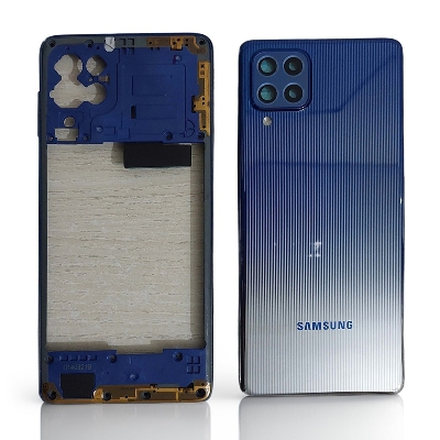 Picture of Samsung Galaxy M62/ Samsung Galaxy F62 Middle Bezel Housing Frame and Back Panel Without Front LCD Frame Panel