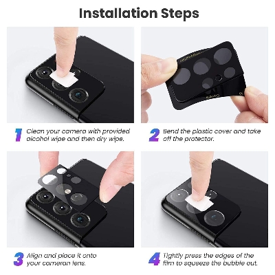 Picture of Camera Glass Lens Cover Tempered Glass Protector for OnePlus 8T