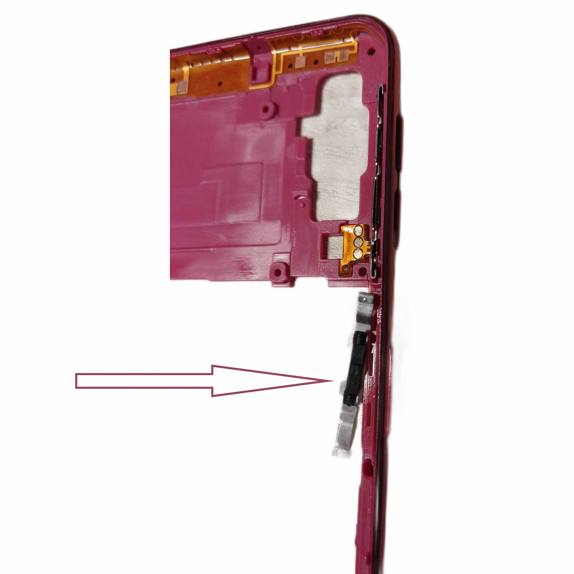 Picture of Fingerprint Protective Steel for Samsung Galaxy A7 2018 A750 Without Fingerprint Sensor Mobile Replacement Parts