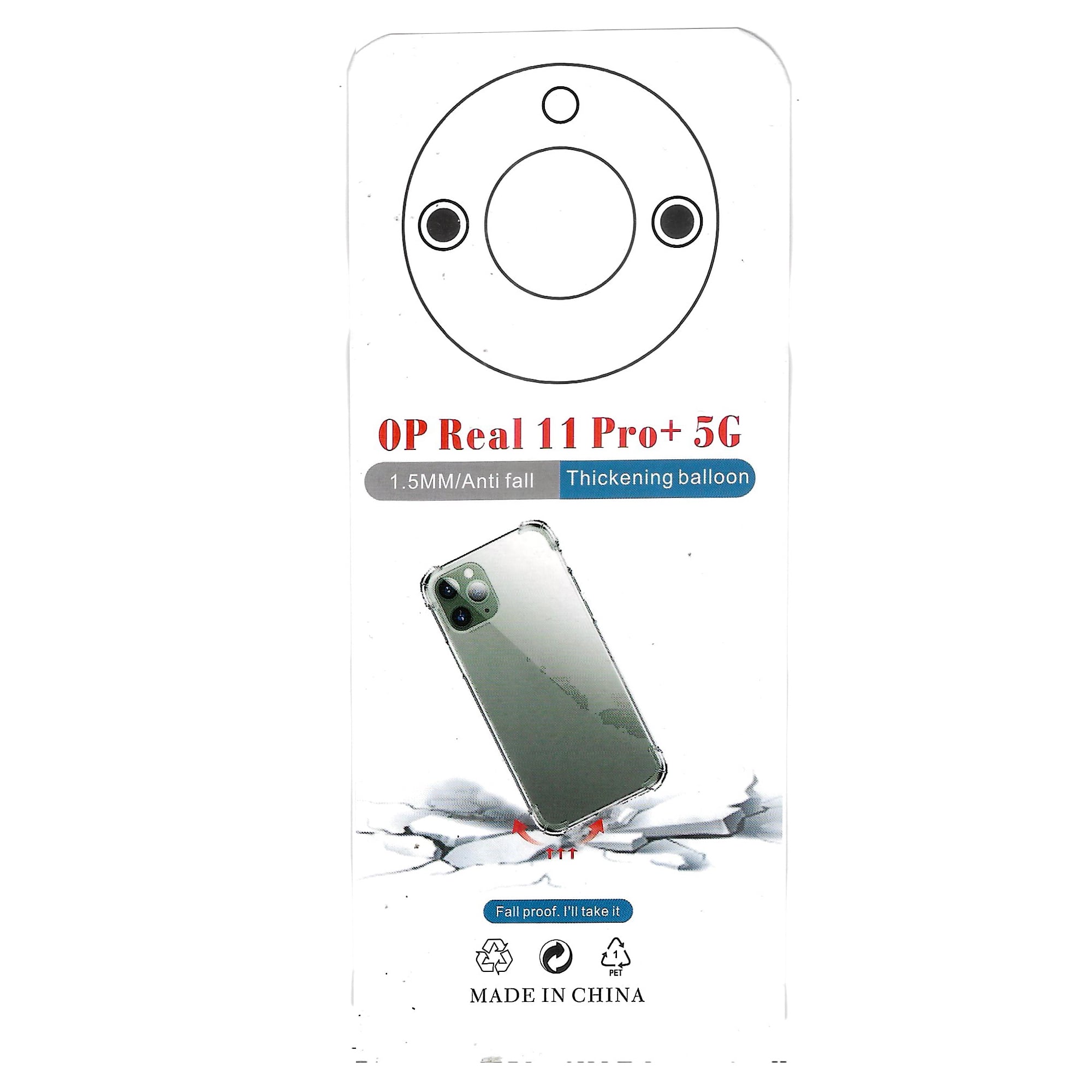 Picture of Shockproof Back Cover Case for Realme 11 Pro / 11 Pro Plus 5G | Raised Bump for Camera & Screen Protection | Ultra Clear Soft Silicone Back Cover for Realme 11 Pro/Pro Plus (Transparent)