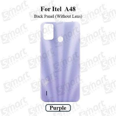 Picture of itel A48 Back Panel/Backshell/ Casing + Side Buttons With Logo-All Colors Available
