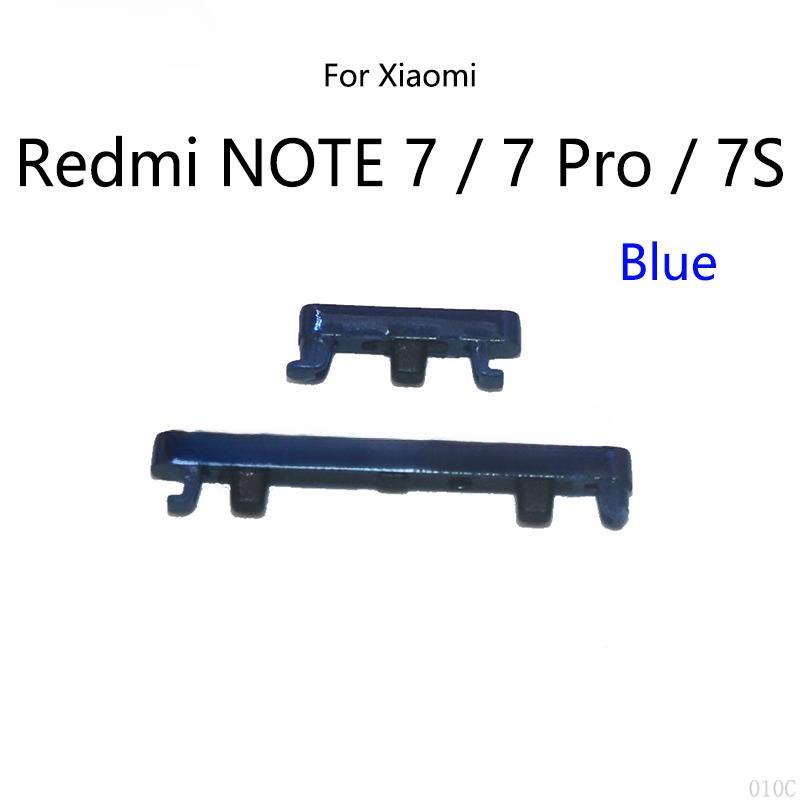 Picture of 10 Pcs/ 5 Pcs/ Lot Power Volume Button Out Side Key For Xiaomi Redmi Note 7 7s 7 Pro External Volume Button + Power ON OFF