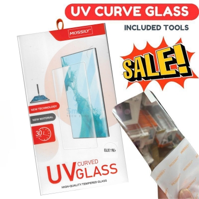 Picture of MOSSILY UV Curved Screen Tempered Glass Film Protector for Realme 11 Pro/Realme 11 Pro Plus