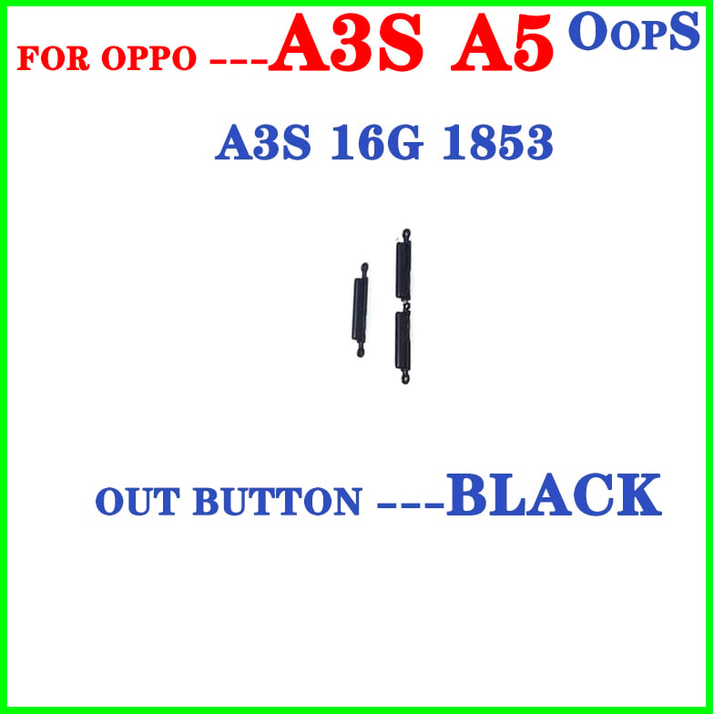 Picture of Power Volume Button Out Side Key For Oppo A3s/ A5 (AX5) (Not A5 2020)/A5s External Volume Button + Power ON OFF