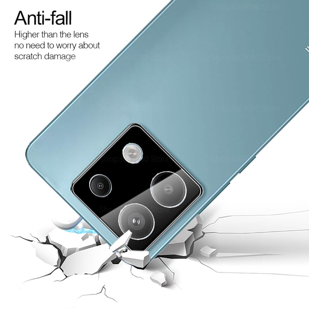 Picture of Xiaomi Redmi Note 13 5G / Note 13 Pro 5G / Note 13 Pro Plus 5G Lens Protector 3D Back Camera Glass Shield with Oil Resistance & Full Coverage