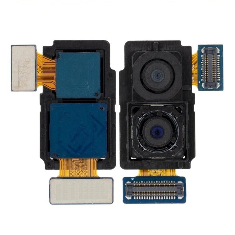Picture of Back Rear Big Main Camera Module Flex Cable For Samsung Galaxy A20 A205 Small Front Camera Flex Replacement Parts