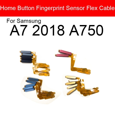 Picture of Power Switch ON OFF Side Button Key Fingerprint Scanner Sensor for Samsung Galaxy A7 2018 A750 Replacement Parts