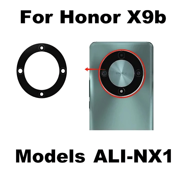 Picture of Camera Main Glass Outer Lens for Honor X9a X9b RMO-NX1 ALI-NX1 with Inner Matrix Replacement Part