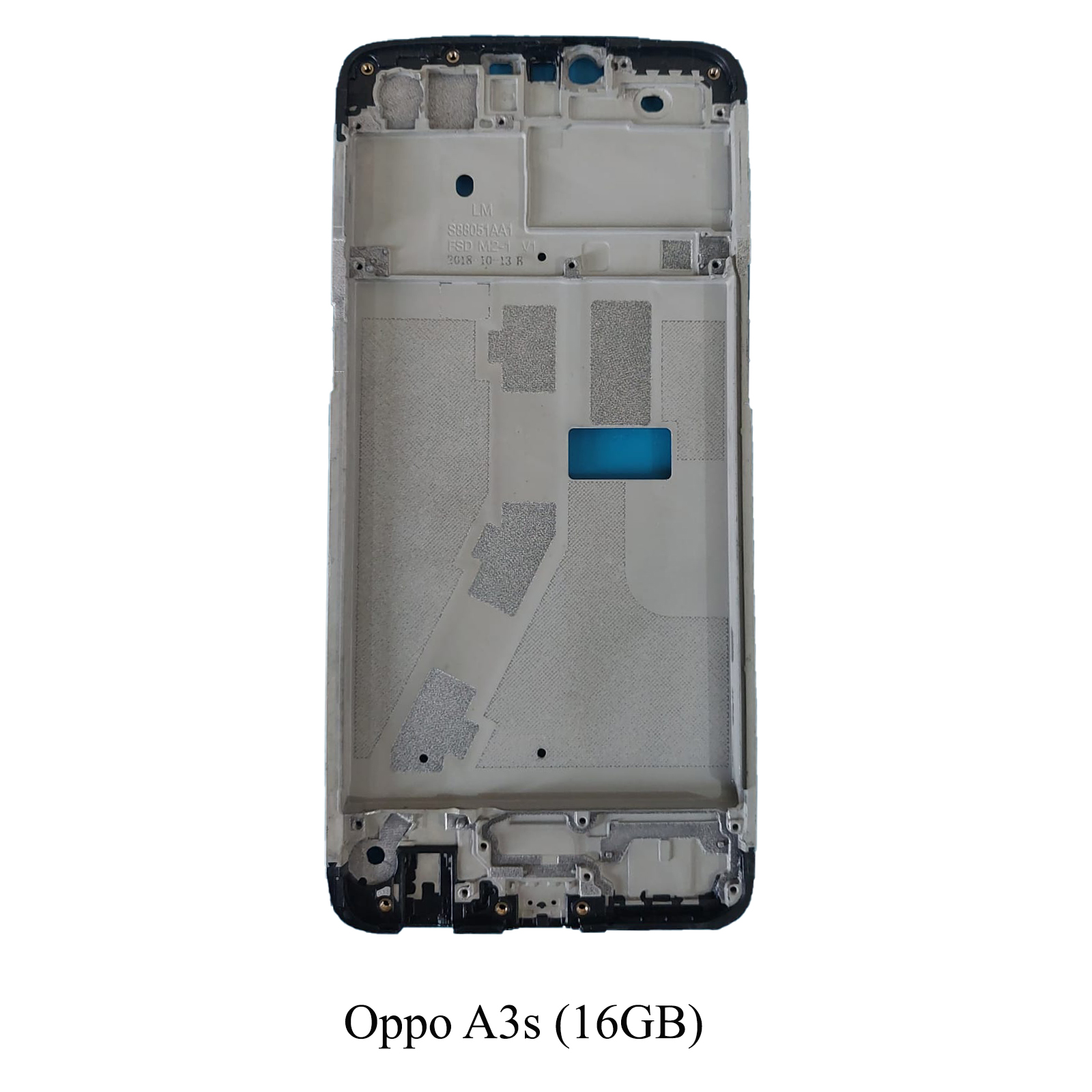 Picture of Oppo A3s CPH1803, CPH1853, CPH1805 Only Front LCD Frame Middle Chassis Housing (Black)