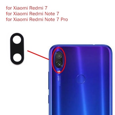 Picture of Camera Main Glass Lens for Xiaomi Redmi 7/ Note 7/ Note 7 Pro Replacement Part (Not Tempered Camera Glass Protector)