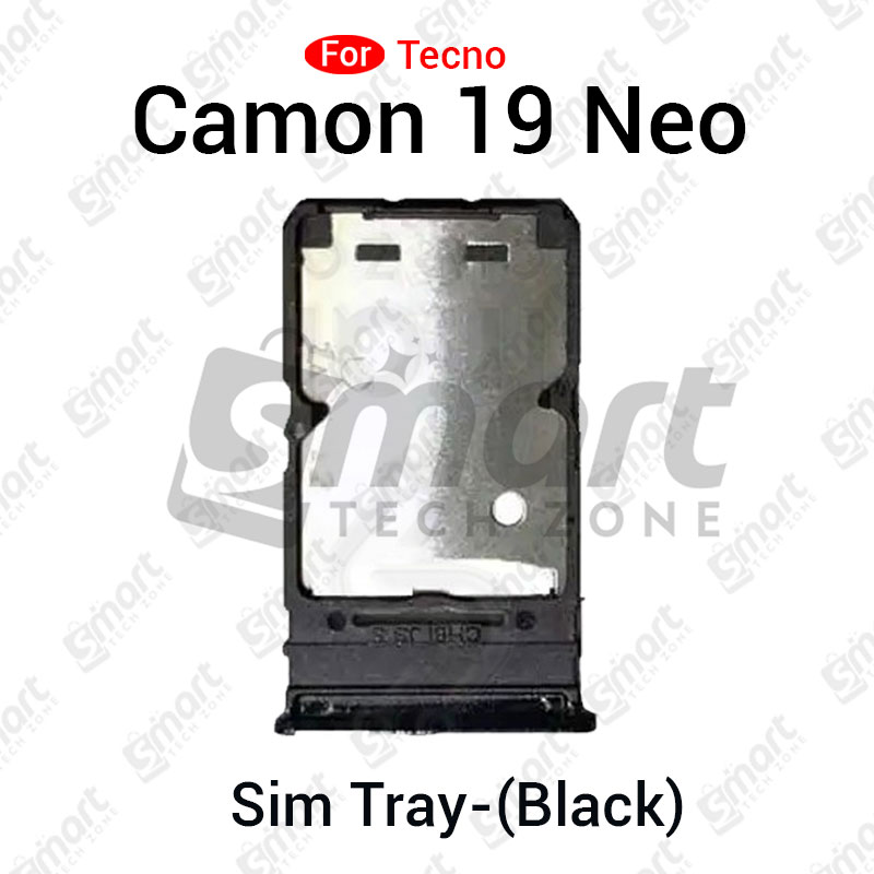 Picture of Tecno Camon 19 Neo CH6i Dual SIM Tray Replacement Slot Holder with Opening Needle (Sim Ejector)