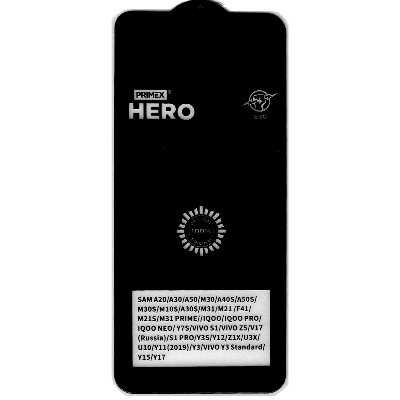 Picture of Premium Quality TEMPERED GLASS for Samsung Galaxy A20/A30/A50/M30/A40s/A50s/M30s/M10s/A30s/M31/M21/F41/M21s/M31 Prime/IQ00/IQ00 Pro/IQ00 NEO/Y7S/Vivo S1/Vivo Z5/V17 (Russia)/S1 Pro/Y3s/Y12/Z1X/U3X/U10/Y11 (2019)/Y3/Vivo Y3 Standard/Y15/Y17