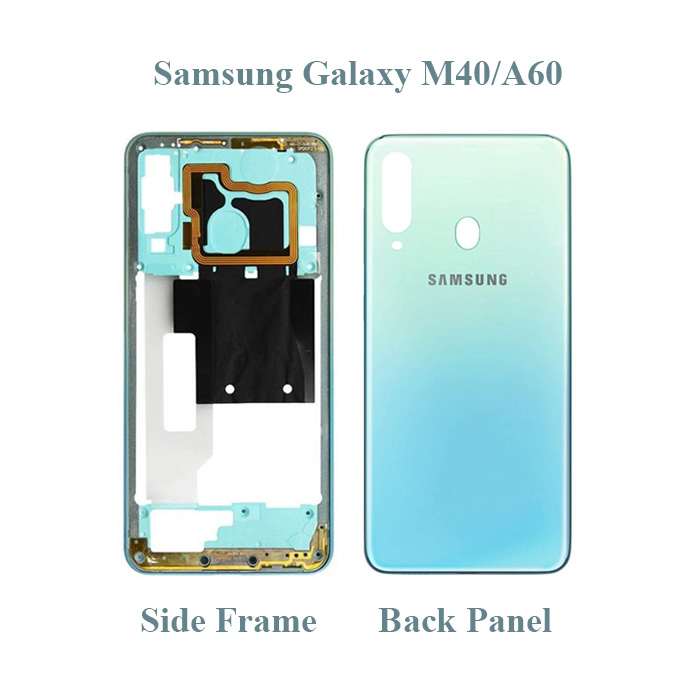 Picture of Side Frame and Back Panel for Samsung Galaxy M40/A60 Without Camera Glass