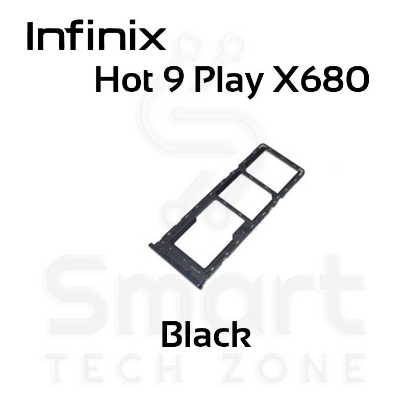 Picture of For Infinix Hot 9 Play X680/ Hot 10s X689/ Hot 10 Play X688 Sim Tray and SD Card Slot with Sim Ejector