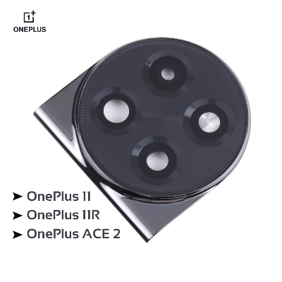 Picture of Back Rear Camera Lens Glass Compatible with OnePlus 11/11R/ACE 2 Camera Lens Glass With Frame (Not Protector)