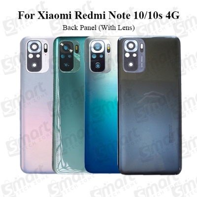 Picture of Xiaomi Redmi Note 10/10s 4G Back Panel/Backshell/Back Housing Including Camera Glass with Frame