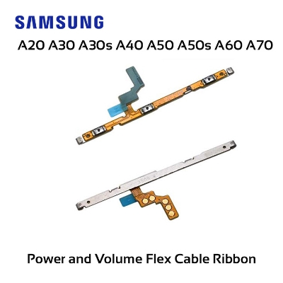 Picture of Samsung Galaxy A20 A30 A30s A40 A50 A50s A60 A70 Power and Volume Button Flex Cable Ribbon Replacement Repair