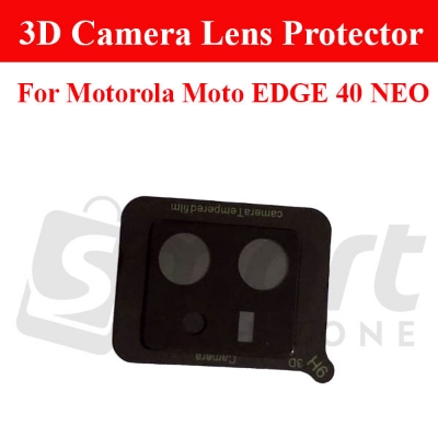 Picture of 3D Back Camera Lens Glass Protector for Motorola EDGE 40 EDGE 40 Neo EDGE 50 EDGE 50 Fusion Edge 60 Fusion | Full Camera Coverage I 3D Lens Shield I Oil Resistant
