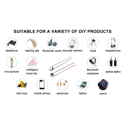 Picture of DIY Magnetic Speaker 8 Ohm 1.5W 30mm  × 20mm Oval Shape Internal Magnet Loud Speaker Sound Buzzer For Keypad Button Phone Wired Ringer Parts Replacement