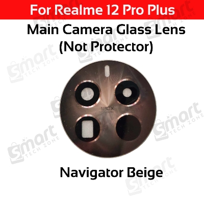 Picture of Camera Glass Lens for Realme 12 Pro (RMX 3842 - 20X ) / Pro Plus (RMX 3840 - 120X) (Not Camera Glass Protector)-Navigator Beige