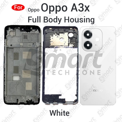 Picture of Oppo A3x Full Body Housing With Camera Glass (LCD Frame, Side/Middle Frame, Back Panel/Backshell)
