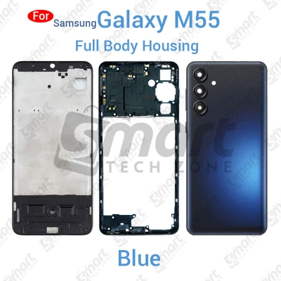 Picture of Samsung Galaxy M55 5G (SM-M556B, SM-M556B/DS) Full Body Housing With Camera Glass (LCD Frame, Side/Middle Frame, Back Panel/Backshell)