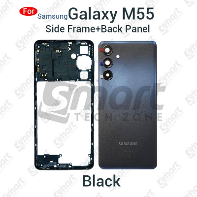 Picture of Samsung Galaxy M55 5G (SM-M556B, SM-M556B/DS) Full Body Housing With Camera Glass (LCD Frame, Side/Middle Frame, Back Panel/Backshell)