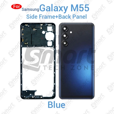 Picture of Samsung Galaxy M55 5G (SM-M556B, SM-M556B/DS) Full Body Housing With Camera Glass (LCD Frame, Side/Middle Frame, Back Panel/Backshell)