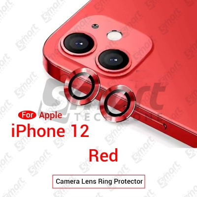 Picture of For Apple iPhone 12 All Colour Camera Protector Metal Ring Tempered Glass Camera Lens Protector