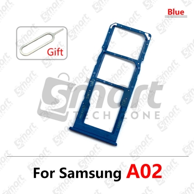 Picture of Sim Slot Card Tray For Samsung Galaxy A02 With Sim Ejector Pin Replacement Parts