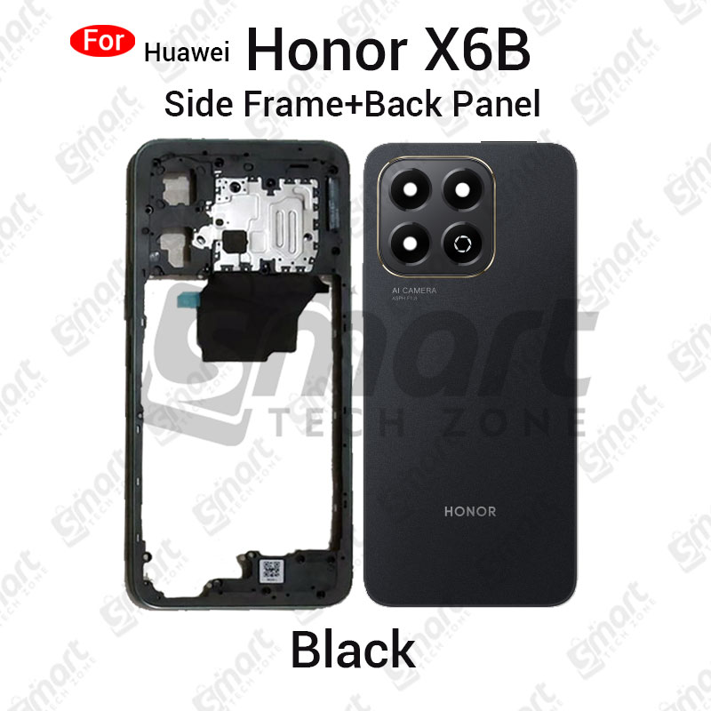 Picture of Huawei Honor X6B (SM-DY-LX1, JDY-LX2) Full Body Housing With Camera Glass (LCD Frame, Side/Middle Frame, Back Panel/Backshell)