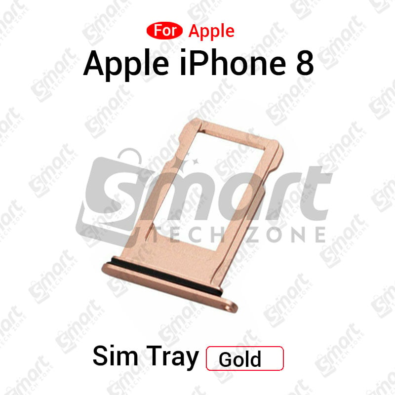 Picture of Sim Slot Card Tray For iPhone 8 8 Plus With Sim Ejector Pin Replacement Parts