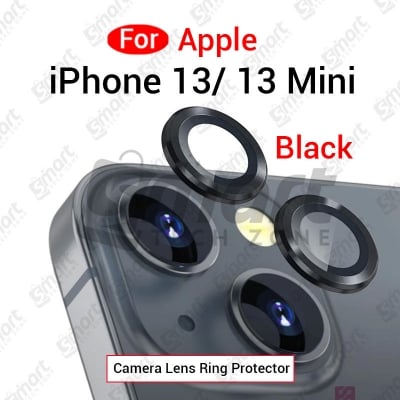 Picture of For Apple iPhone 13 13 Mini All Colour Camera Protector Metal Ring Tempered Glass Camera Lens Protector