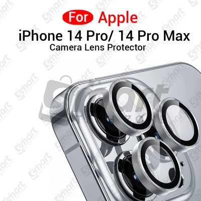 Picture of For Apple iPhone 14 Pro 14 Pro Max  All Colour Camera Protector Metal Ring Tempered Glass Camera Lens Protector