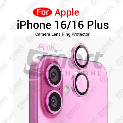 Picture of For Apple iPhone 16 16 Plus All Colour Camera Protector Metal Ring Tempered Glass Camera Lens Protector