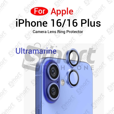 Picture of For Apple iPhone 16 16 Plus All Colour Camera Protector Metal Ring Tempered Glass Camera Lens Protector