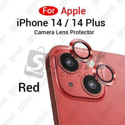 Picture of For Apple iPhone 14 14 Plus All Colour Camera Protector Metal Ring Tempered Glass Camera Lens Protector