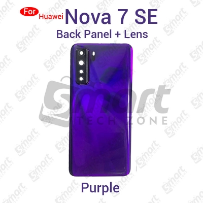 Picture of For Huawei Nova 7 SE Back Panel/Backshell/ Casing With Logo and Camera Glass -All Colors Available