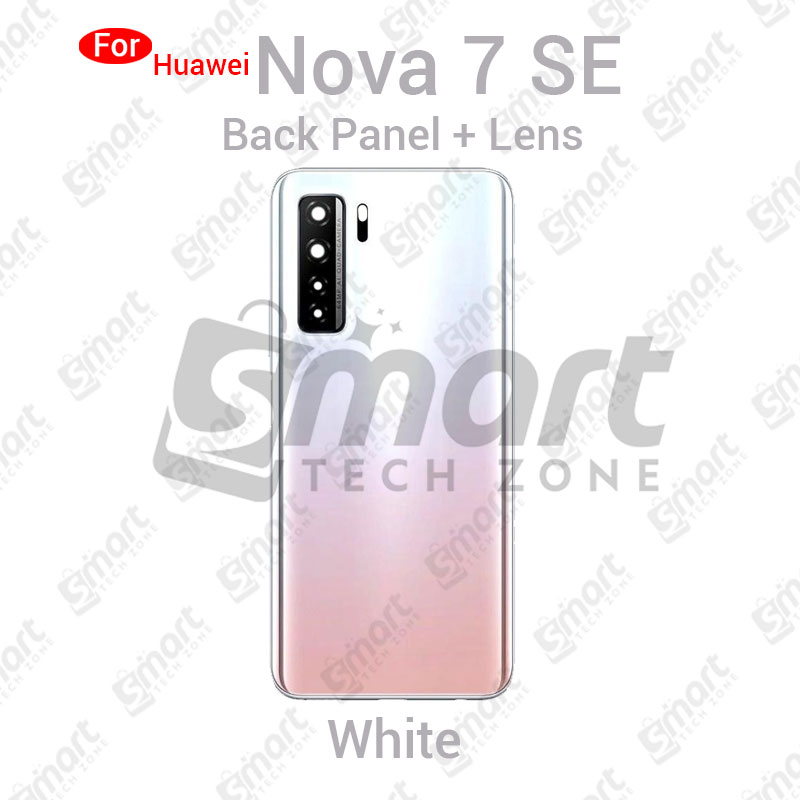 Picture of For Huawei Nova 7 SE Back Panel/Backshell/ Casing With Logo and Camera Glass -All Colors Available