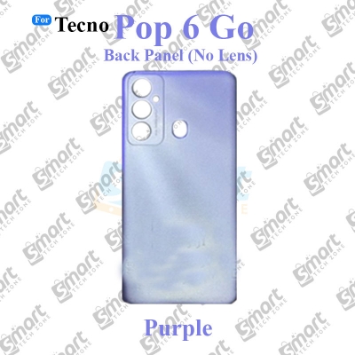 Picture of For Tecno Pop 6 Go BE6j Back Panel/Backshell/ Casing With Logo and Without Camera Glass -All Colors Available